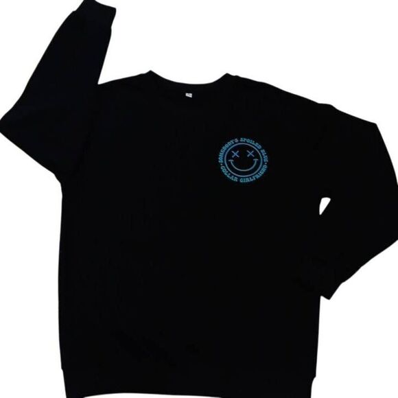 Somebody's Spoiled Blue Collar Girlfriend Sweatshirt for Women Size Small PTP - Picture 2 of 5